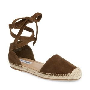 Steve Madden lace up espadrilles